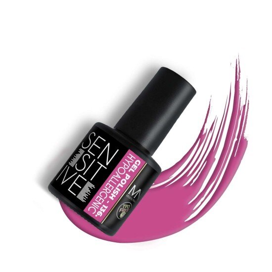 Gel Polish 136 - Pink Pouffe - Hypoallergenic - 6ml - Image 2