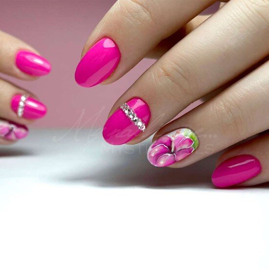 Gel Polish 136 - Pink Pouffe - Hypoallergenic - 6ml - Image 3