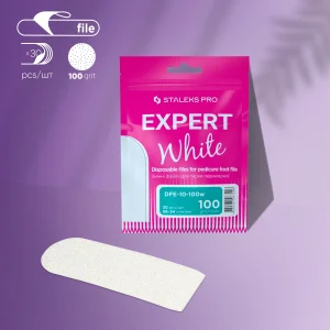 DFE-10-100W Disposable white files for pedicure grater EXPERT 10 100W