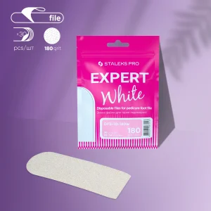 DFE-10-180W Disposable white files for pedicure grater EXPERT 10 180W